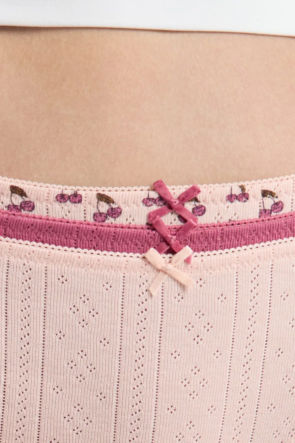 ETAM Braguita|Packs De Braguitas|Set de 3 bragas de algodón ROSA EMPOLVADO