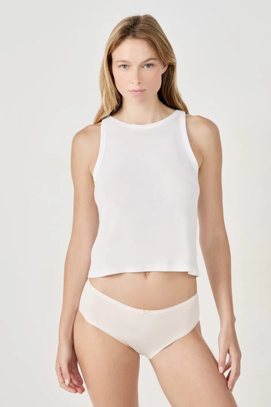 ETAM Culotte|Packs De Braguitas|Set de 3 braguitas culotte de algodón orgánico BLANCO ROTO