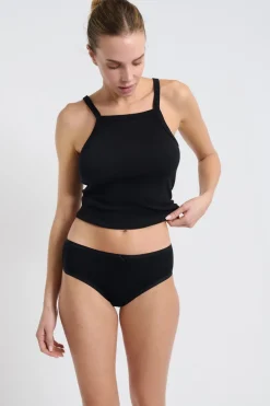 ETAM Culotte|Packs De Braguitas|Set de 3 braguitas culotte de algodón orgánico BLANCO/NEGRO/C.GRIS