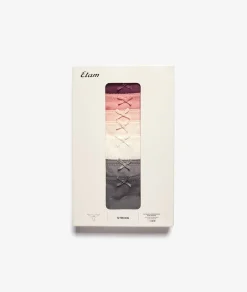 ETAM Packs De Braguitas|Set de 7 brasileños de algodón MULTICOLOR