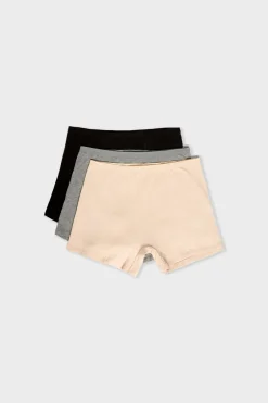 ETAM Culotte|Packs De Braguitas|Set de 3 calzoncillos de algodón MULTICOLOR