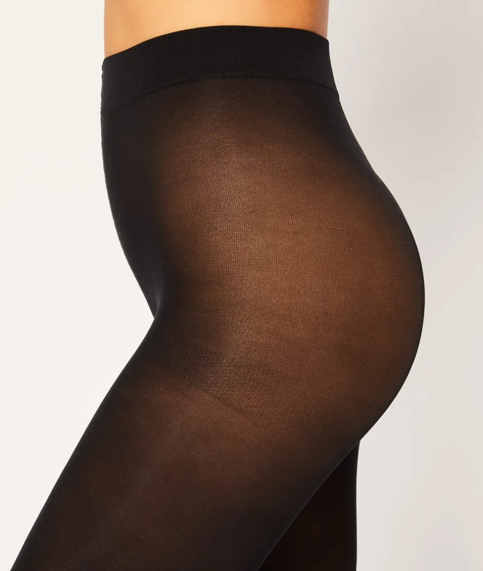 ETAM Medias Y Calcetines|Set de 2 medias esenciales semiopacas - 30D NEGRO