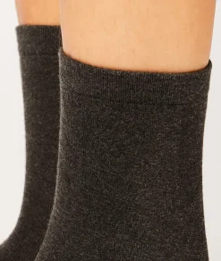 ETAM Calcetines|Medias Y Calcetines|Set de 2 pares de calcetines térmicos C.GRIS