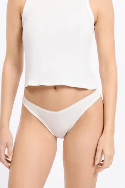ETAM Tanga Brasileño|Packs De Braguitas|Set de 3 tangas de algodón CRUDO