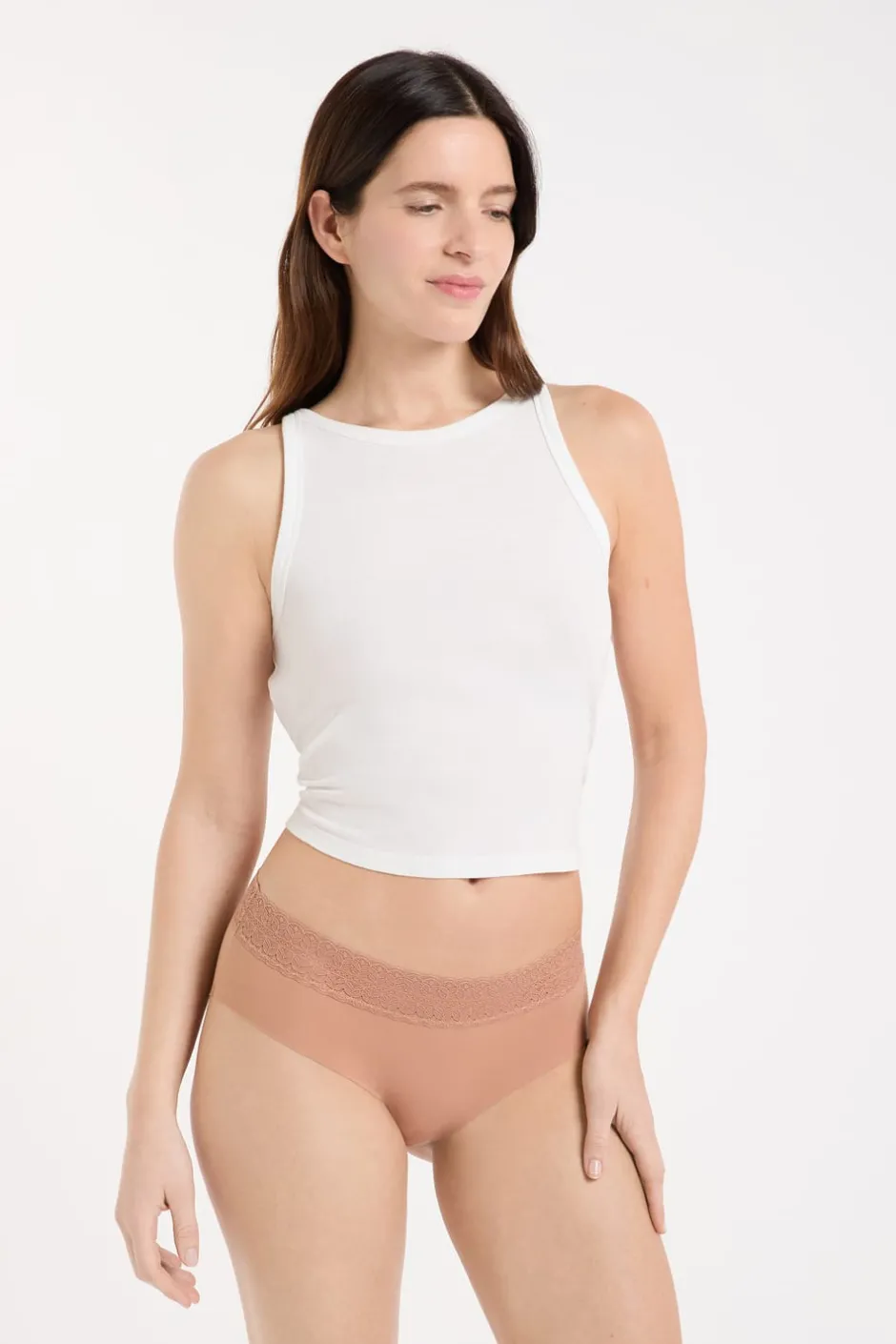 ETAM Culotte|Braguitas Party|Shorty de algodón sin costuras DUNE