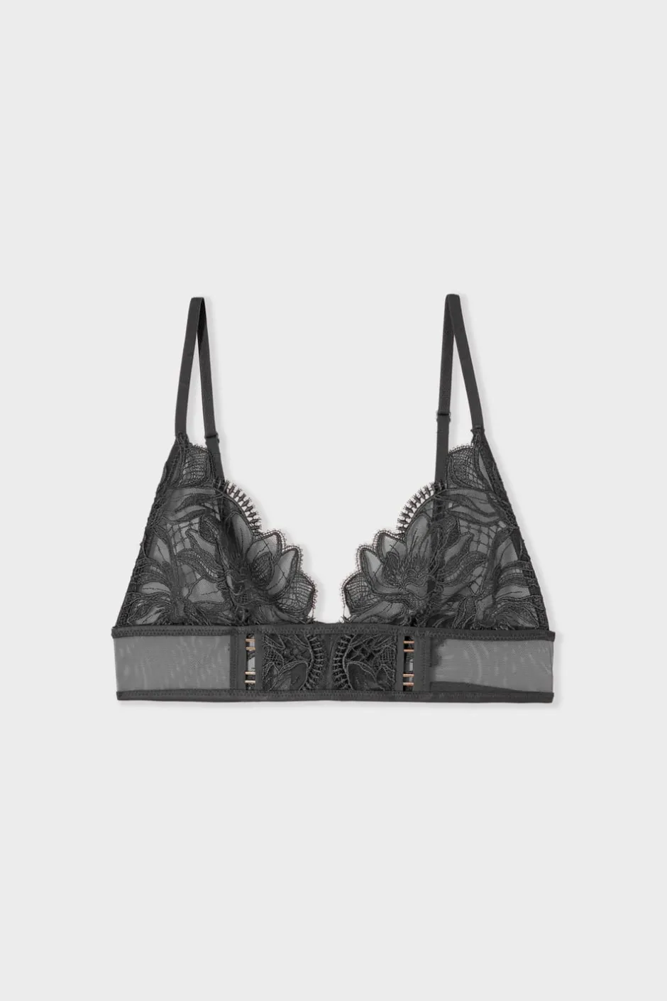 ETAM Sujetadores De Encaje|Sujetadores Sexy|Soutien-gorge triangle en guipure NOIR