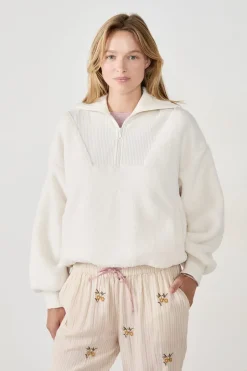 ETAM Ponchos, Sudaderas Y Chaquetas|Partes De Arriba De Pijama|Sudadera con cremallera ECRU