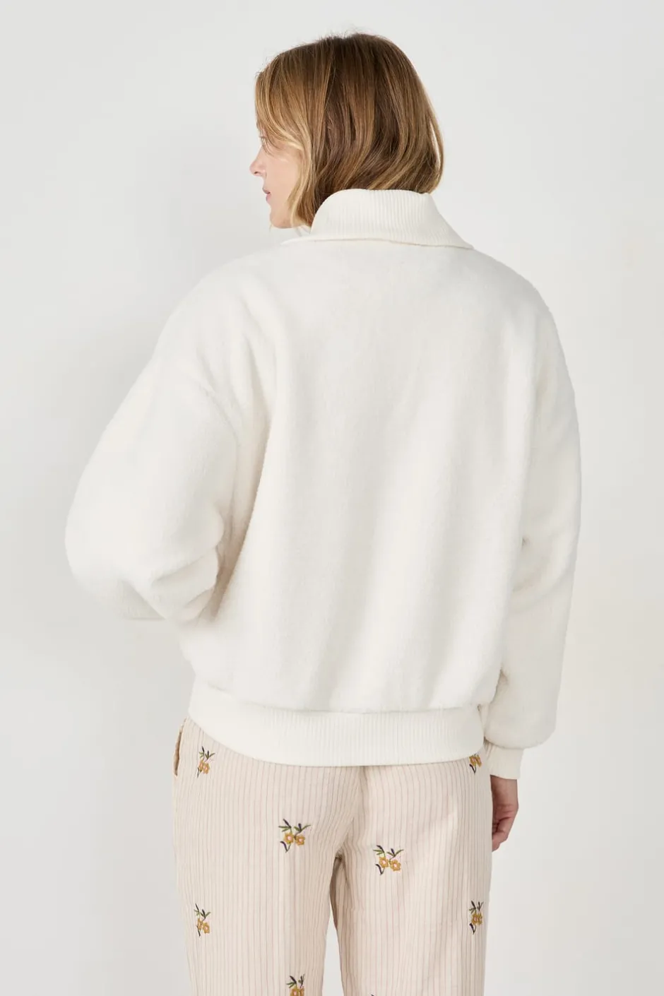 ETAM Ponchos, Sudaderas Y Chaquetas|Partes De Arriba De Pijama|Sudadera con cremallera ECRU