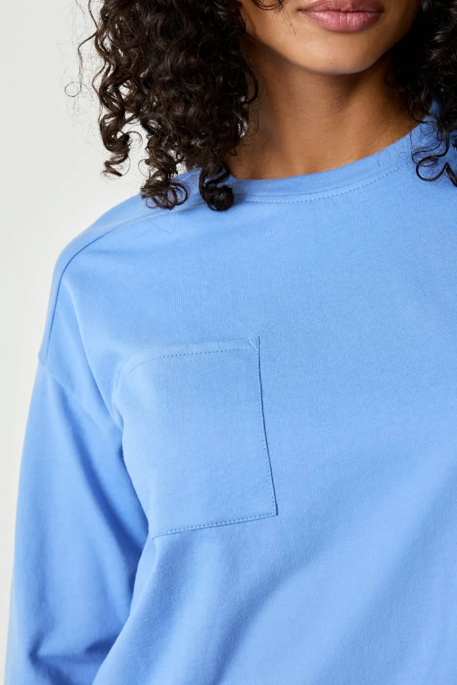 ETAM Homewear|Pijamas Esenciales|Sudadera de pijama AZUL CLARO