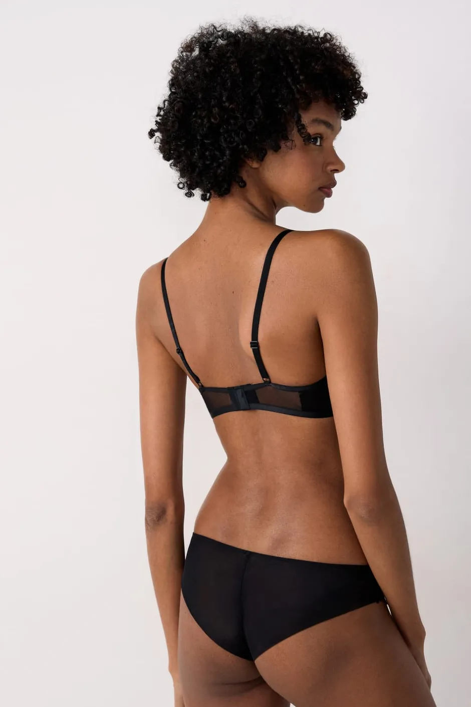 ETAM Sujetadores Sexy|Balconette|Sujetador Nº 9 - Balconnet NEGRO
