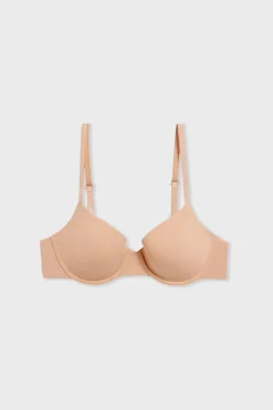 ETAM Sujetadores Talla Grande: Copas D-G|Sujetadores Invisibles|Sujetador Nº 4 - Sujetador de copas finas MAQUILLAJE