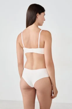 ETAM Sujetadores Talla Grande: Copas D-G|Sujetadores Invisibles|Sujetador bandeau aros suaves tirantes desmontables CRUDO