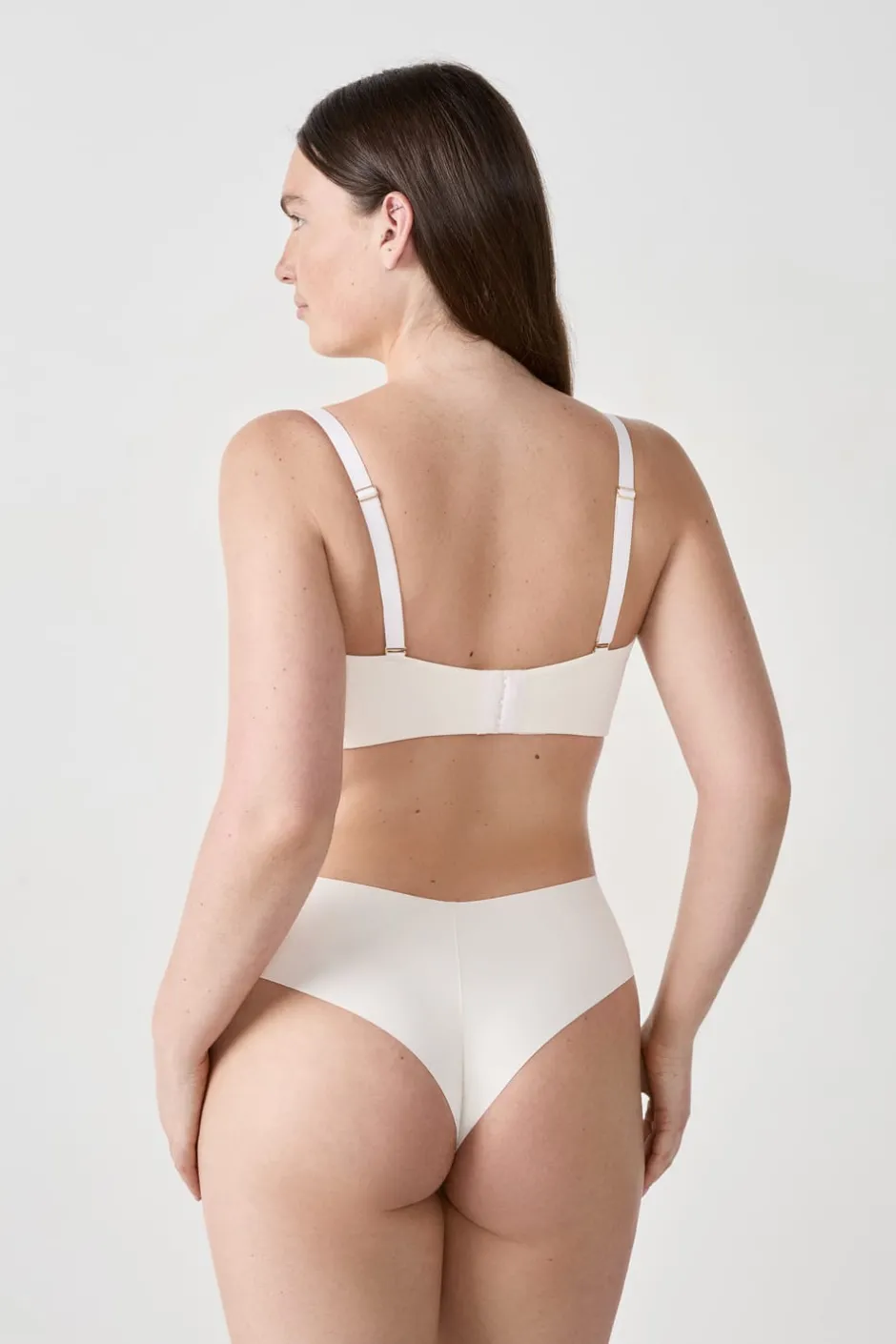 ETAM Sujetadores Talla Grande: Copas D-G|Sujetadores Invisibles|Sujetador bandeau aros suaves tirantes desmontables CRUDO