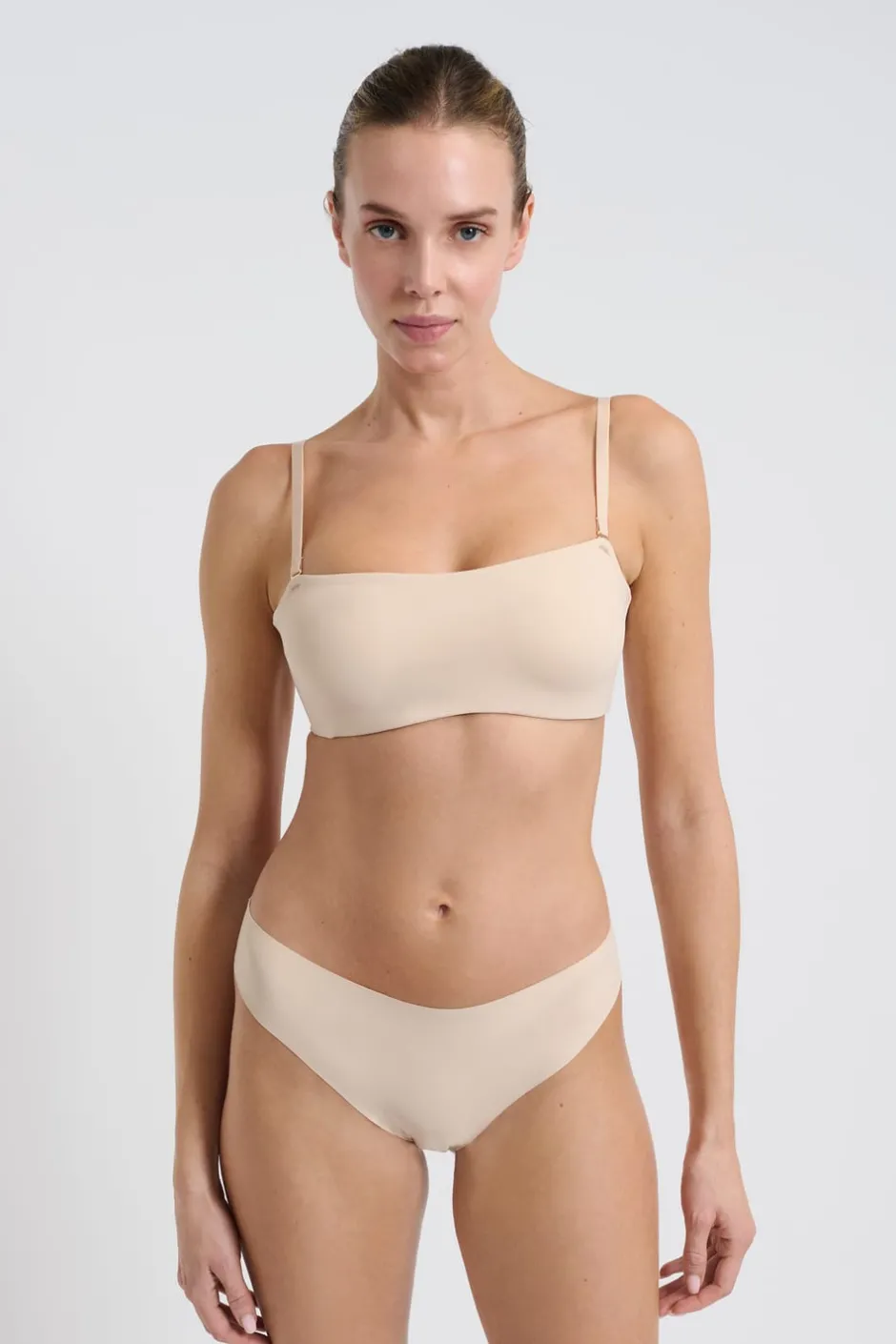 ETAM Sujetadores Invisibles|Sujetadores Deportivos·Sujetadores Invisibles|Sujetador bandeau aros suaves tirantes desmontables C.BEIGE