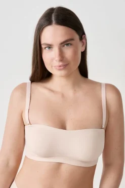 ETAM Sujetadores Invisibles|Sujetadores Deportivos·Sujetadores Invisibles|Sujetador bandeau aros suaves tirantes desmontables C.BEIGE