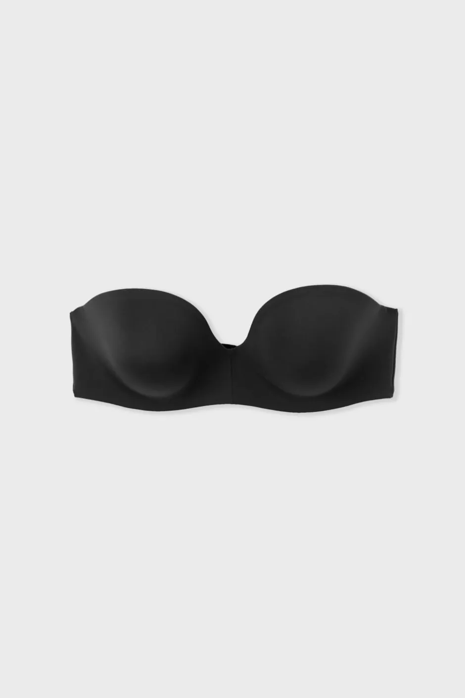 ETAM Sujetadores Invisibles|Sujetadores Deportivos·Sujetadores Invisibles|Sujetador bandeau, copas C-E, tirantes desmontables NEGRO