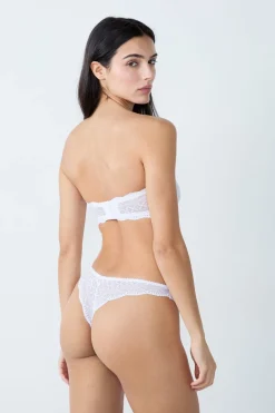 ETAM Lencería De Novia|Sin Tirantes|Sujetador bandeau de encaje BLANCO