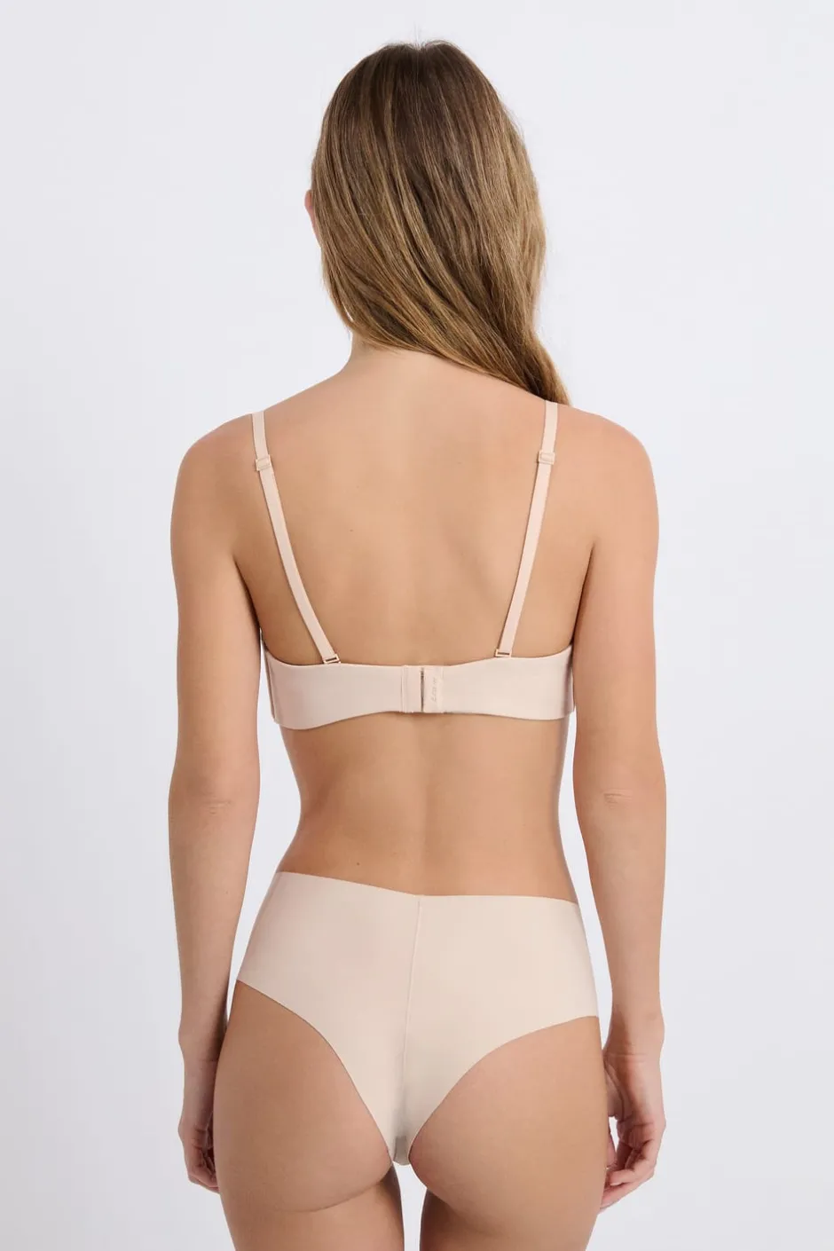 ETAM Sujetadores Invisibles|Sujetadores Deportivos·Sujetadores Invisibles|Sujetador bandeau de microfibra con tirantes desmontables BLANCO ROTO