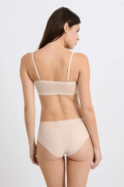 ETAM Sujetadores Invisibles|Sujetadores Deportivos·Sujetadores Invisibles|Sujetador bandeau de microfibra BLANCO ROTO