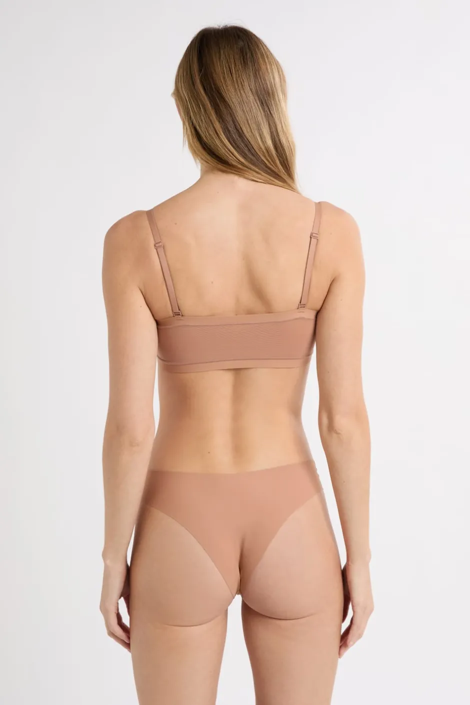 ETAM Sujetadores Invisibles|Sujetadores Deportivos·Sujetadores Invisibles|Sujetador bandeu de microfibra con tirantes removibles BLUSH