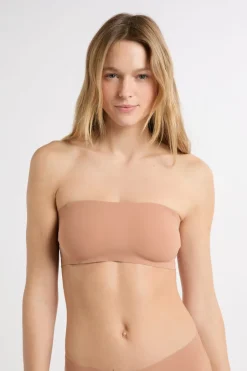 ETAM Sujetadores Invisibles|Sujetadores Deportivos·Sujetadores Invisibles|Sujetador bandeu de microfibra con tirantes removibles BLUSH