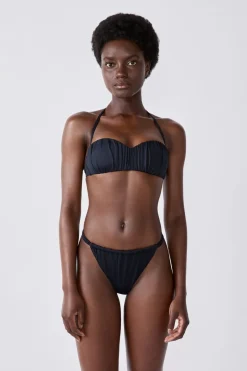 ETAM Bandeau|Sujetador bikini bandeu NEGRO