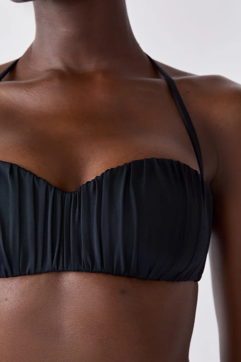 ETAM Bandeau|Sujetador bikini bandeu NEGRO