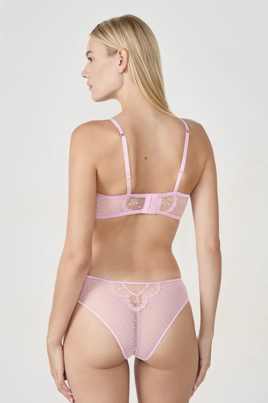 ETAM Bustier|Balconette|Sujetador bustier con bordado LILA