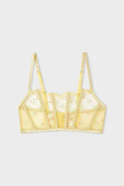 ETAM Bustier|Balconette|Sujetador bustier con bordado VAINILLA