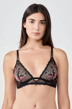 ETAM Sujetadores Talla Grande: Copas D-G|Balconette|Sujetador clásico de encaje NEGRO