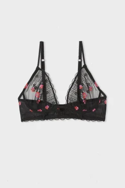 ETAM Sujetadores Talla Grande: Copas D-G|Balconette|Sujetador clásico de encaje NEGRO