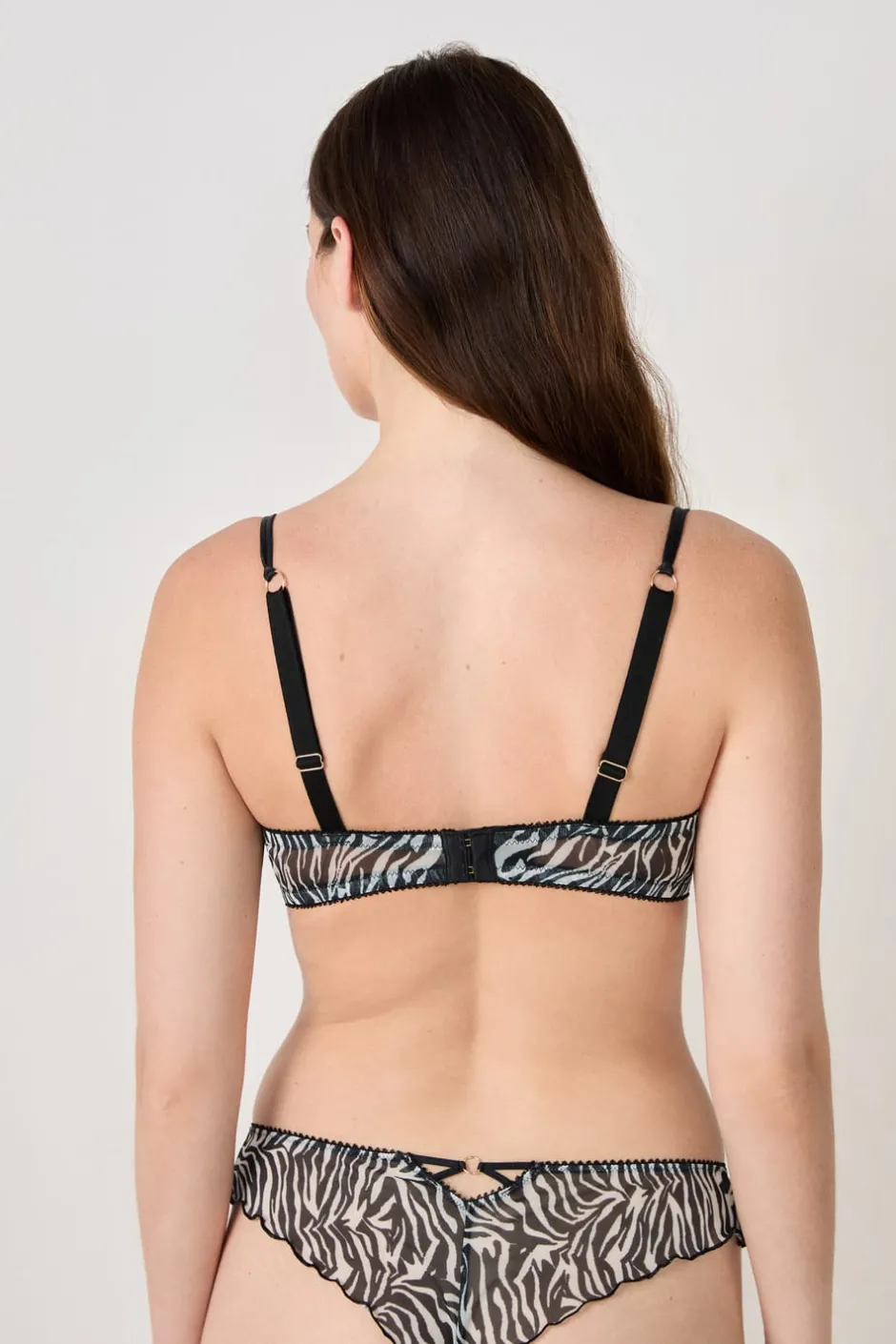 ETAM Balconette|Sujetador clásico de tul cebra ESTAMPADO
