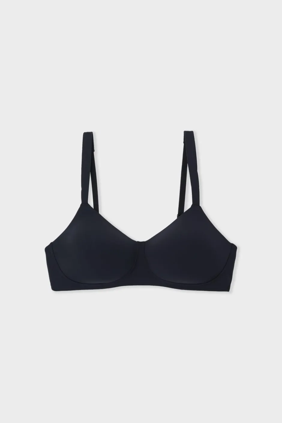 ETAM Sujetadores Post-Mastectomía|Sujetadores Talla Grande: Copas D-G|Sujetador con copas finas sin aros post-mastectomía NEGRO