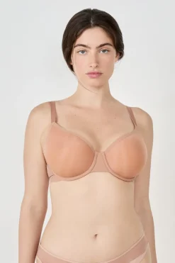 ETAM Sujetadores Talla Grande: Copas D-G|Sujetadores Invisibles|Sujetador con copas finas BLUSH