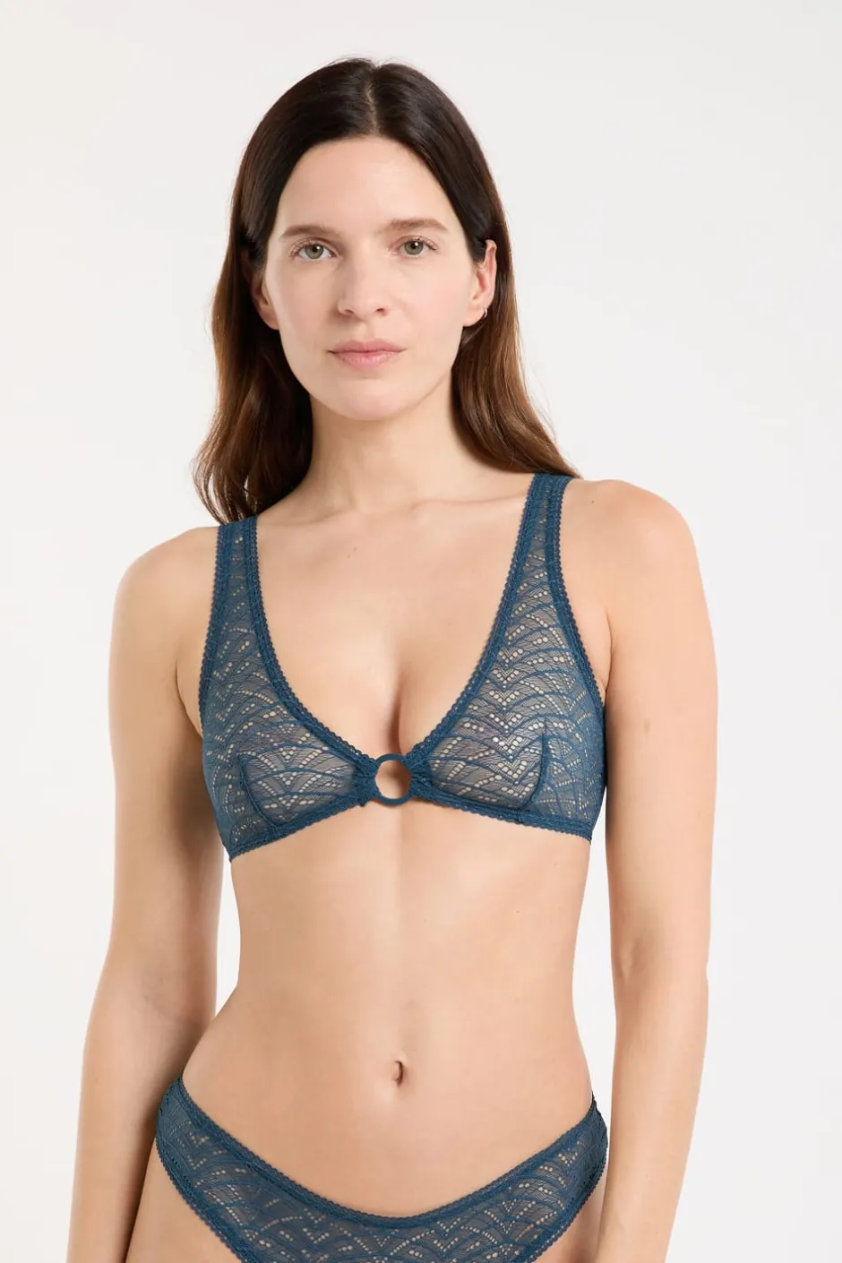 ETAM Sujetadores De Encaje|Bralette|Sujetador de encaje AZUL PETRÓLEO