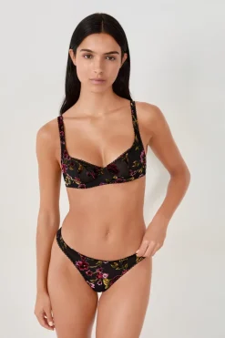 ETAM Sujetadores Talla Grande: Copas D-G|Balconette|Sujetador estampado NEGRO