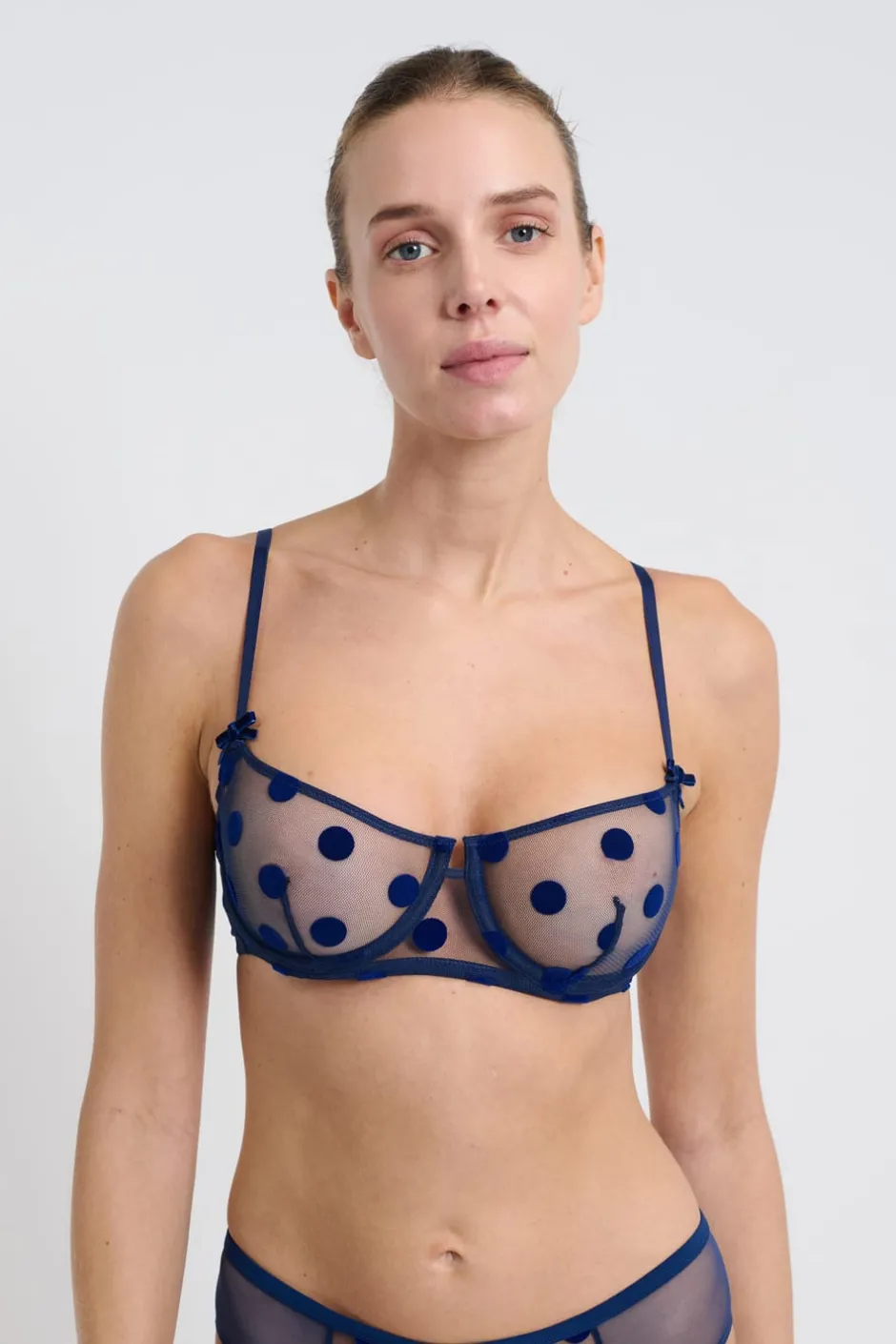 ETAM Sujetadores Talla Grande: Copas D-G|Bustier|Sujetador N.º 9 - balconet INDIGO