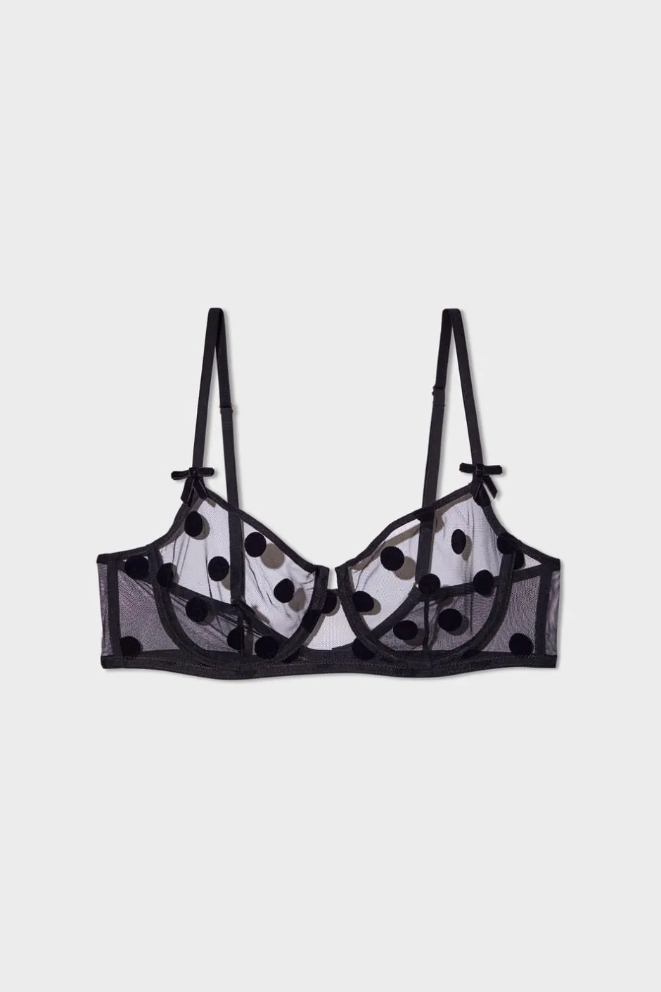 ETAM Sujetadores Talla Grande: Copas D-G|Bustier|Sujetador Nº 9 - Balconet NOIR