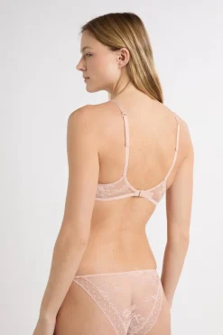 ETAM Sujetadores Talla Grande: Copas D-G|Balconette|Sujetador N.º 4 - Copas finas rosa nude