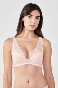 ETAM Lencería De Novia|Push Up|Sujetador Nº 3 - El triángulo push-up ROSA SUAVE