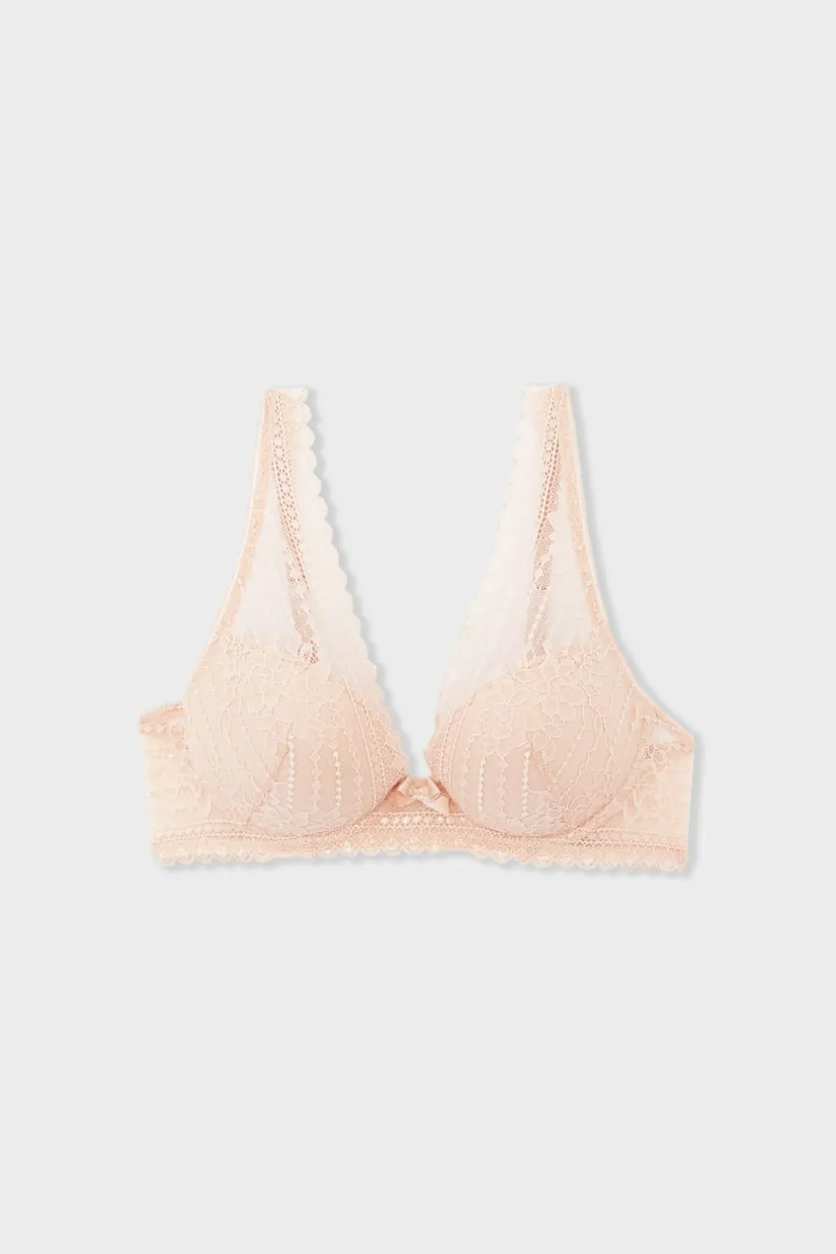 ETAM Lencería De Novia|Push Up|Sujetador Nº 3 - El triángulo push-up ROSA SUAVE