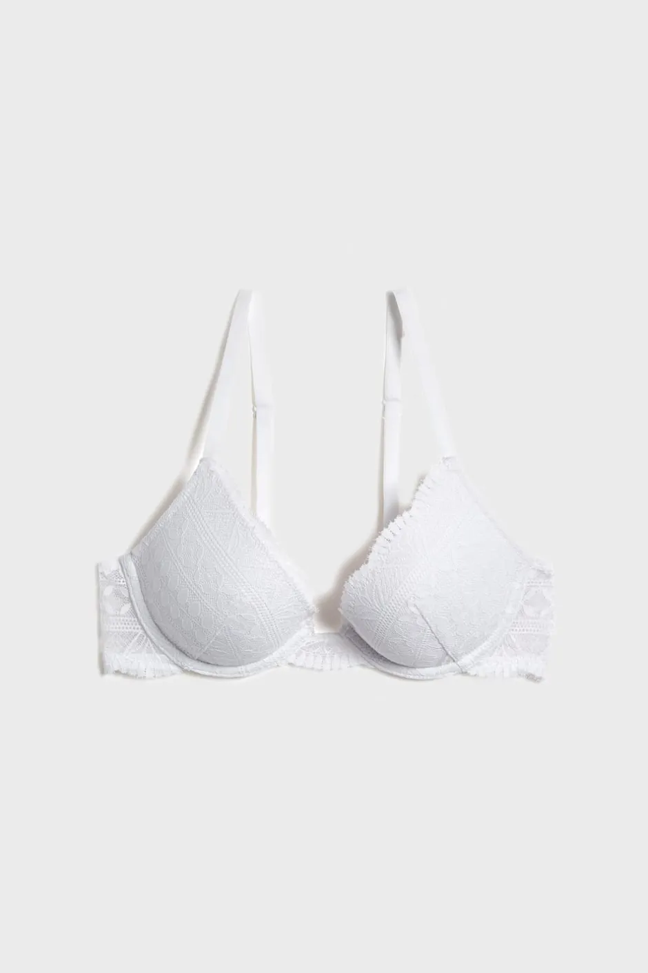 ETAM Lencería De Novia|Push Up|Sujetador Nº 2 - Push up escote pronunciado BLANCO