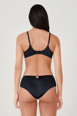 ETAM Sujetadores Talla Grande: Copas D-G|Sujetadores Invisibles|Sujetador N.4 - Copas finas NEGRO