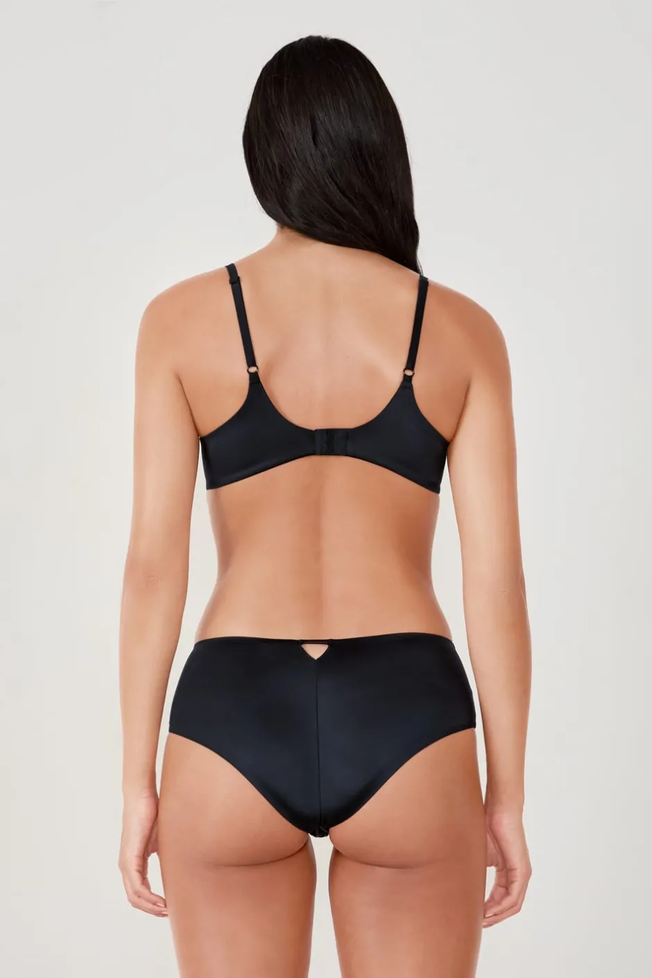 ETAM Sujetadores Talla Grande: Copas D-G|Sujetadores Invisibles|Sujetador N.4 - Copas finas NEGRO