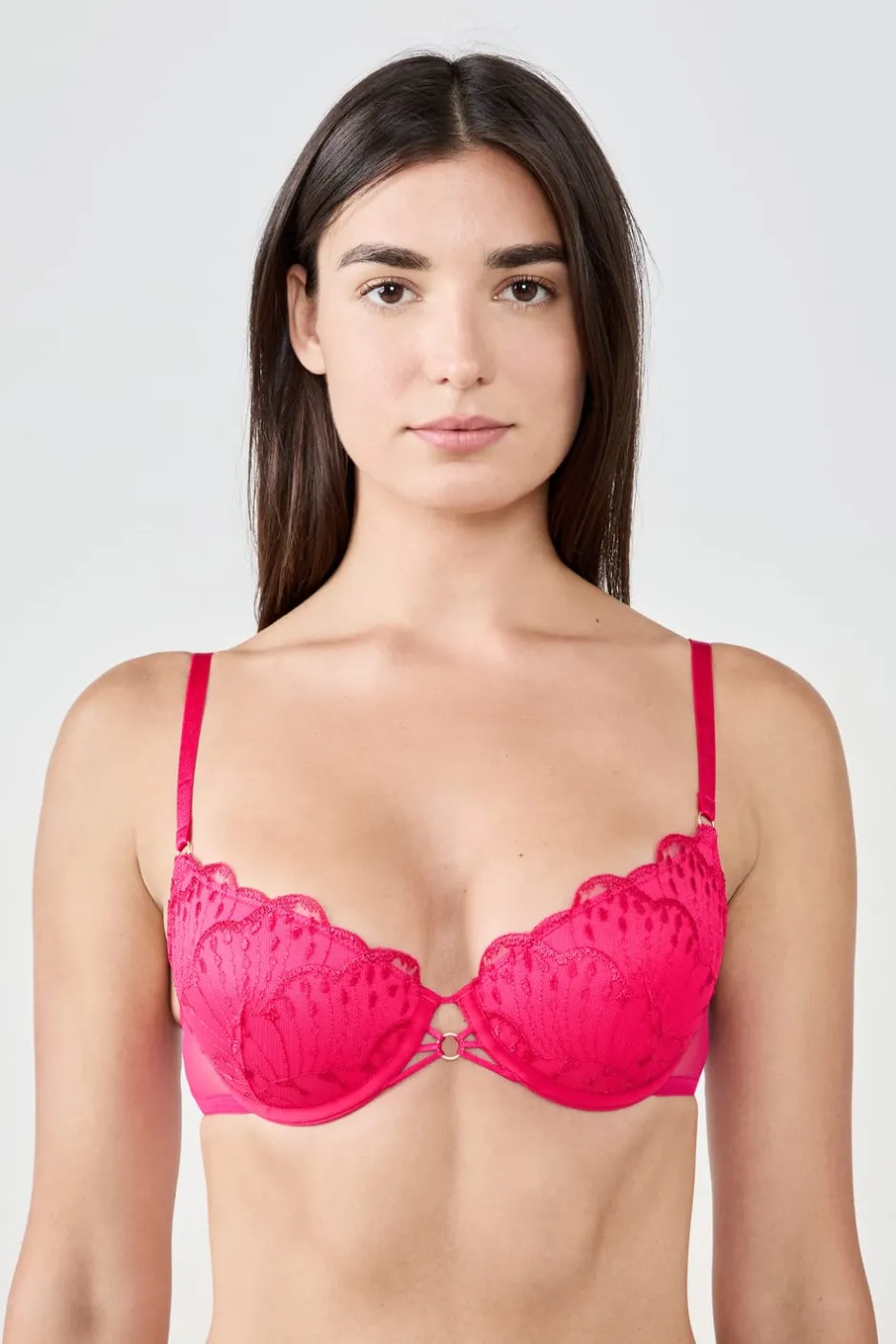 ETAM Sujetadores Talla Grande: Copas D-G|Sujetadores Sexy|Sujetador N.4 - Copas finas PETUNIA