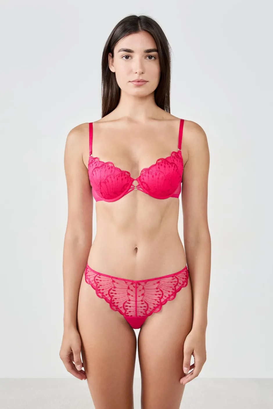 ETAM Sujetadores Talla Grande: Copas D-G|Sujetadores Sexy|Sujetador N.4 - Copas finas PETUNIA