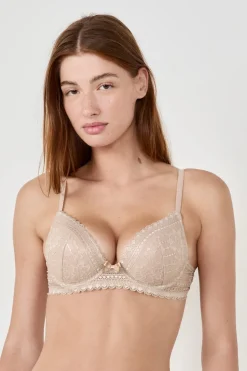 ETAM Lencería De Novia|Sujetadores De Encaje|Sujetador N.2 - Push-up escotado DUNE