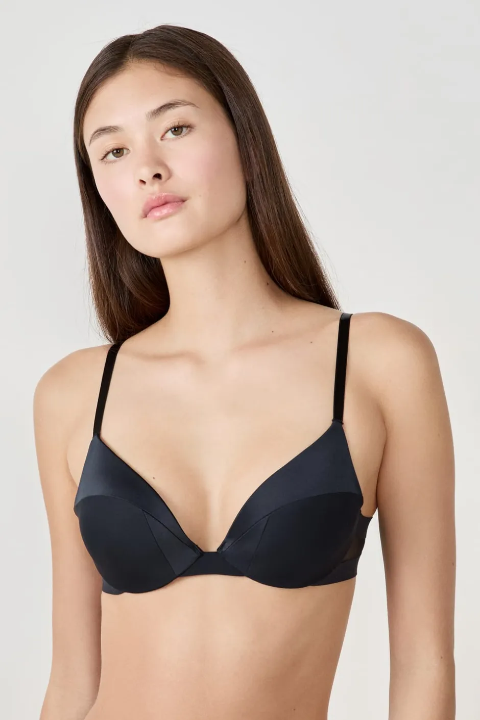 ETAM Sujetadores Invisibles|Sujetadores Deportivos·Sujetadores Invisibles|Sujetador N.2 - Push-up escotado NEGRO