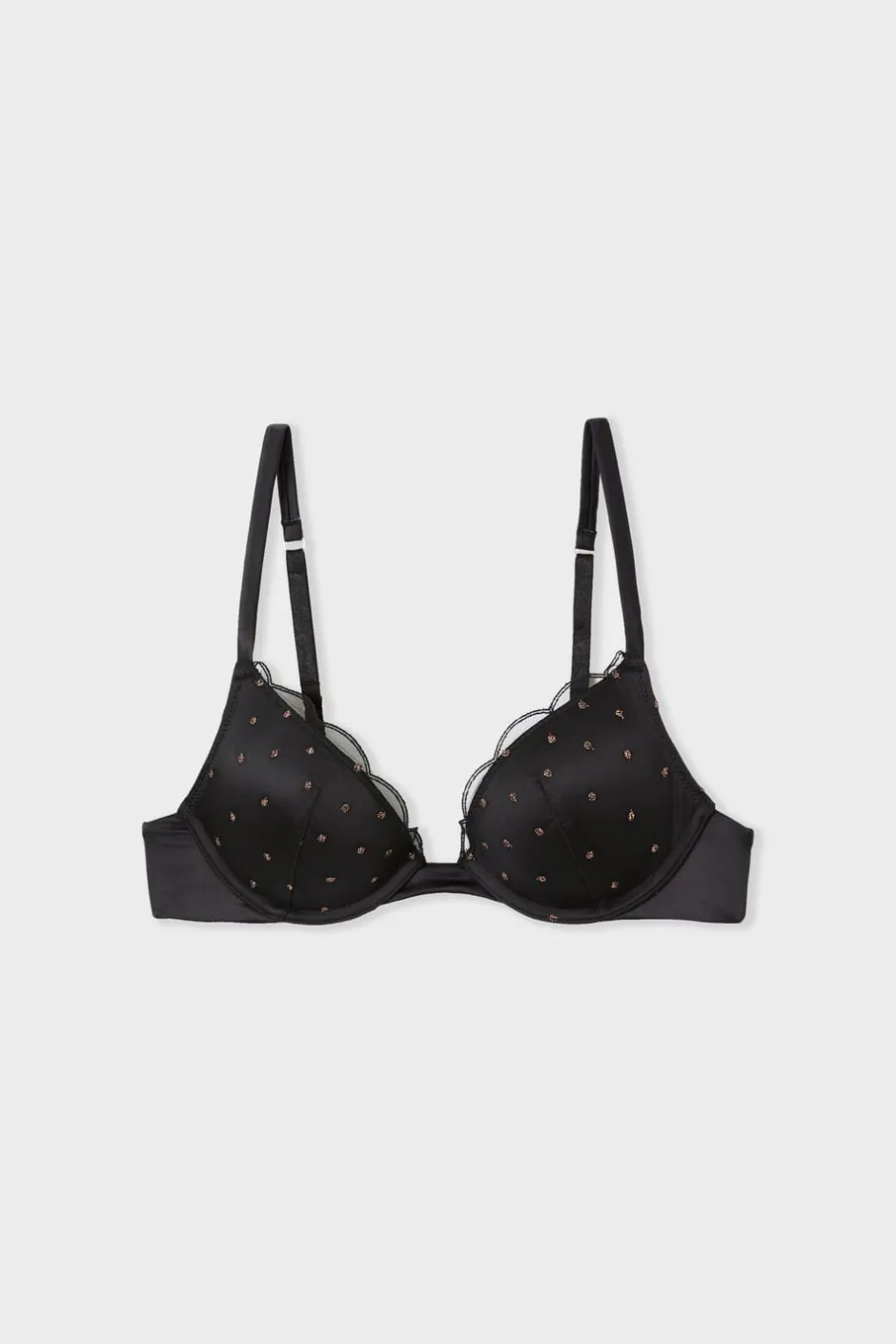 ETAM Sujetadores Sexy|Push Up|Sujetador N.2 - Push-up escotado NEGRO