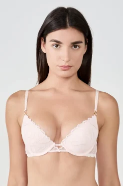 ETAM Sujetadores Sexy|Push Up|Sujetador N.2 - Push-up escotado ROSA EMPOLVADO